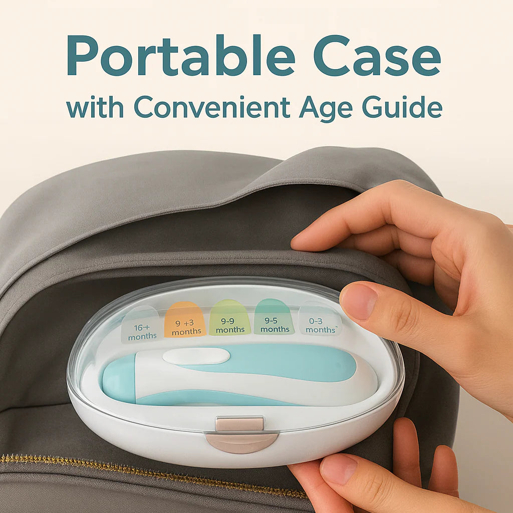 Baby Electric Nail Trimmer With 6 Attachments - Martician