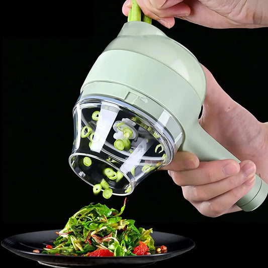 4 in 1 Electric Vegetable Cutter Set - Martician
